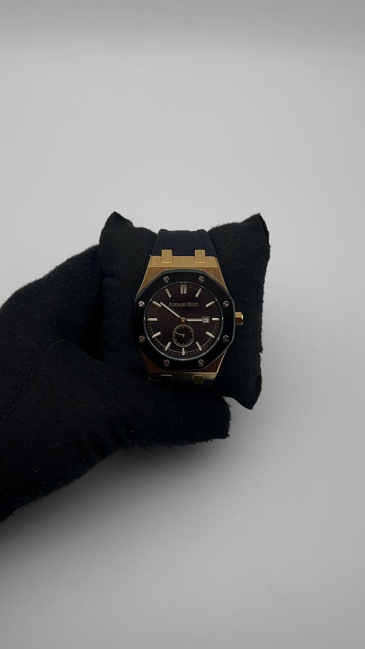 AP DTS GOMA/NEGRO CARA/NEGRA/1 CRONO BISEL/OCTAGONAL/NEGRO CAJA/DORADA