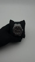 AP DTS GOMA/NEGRO CARA/NEGRA/1 CRONO BISEL/OCTAGONAL/PLATEADO