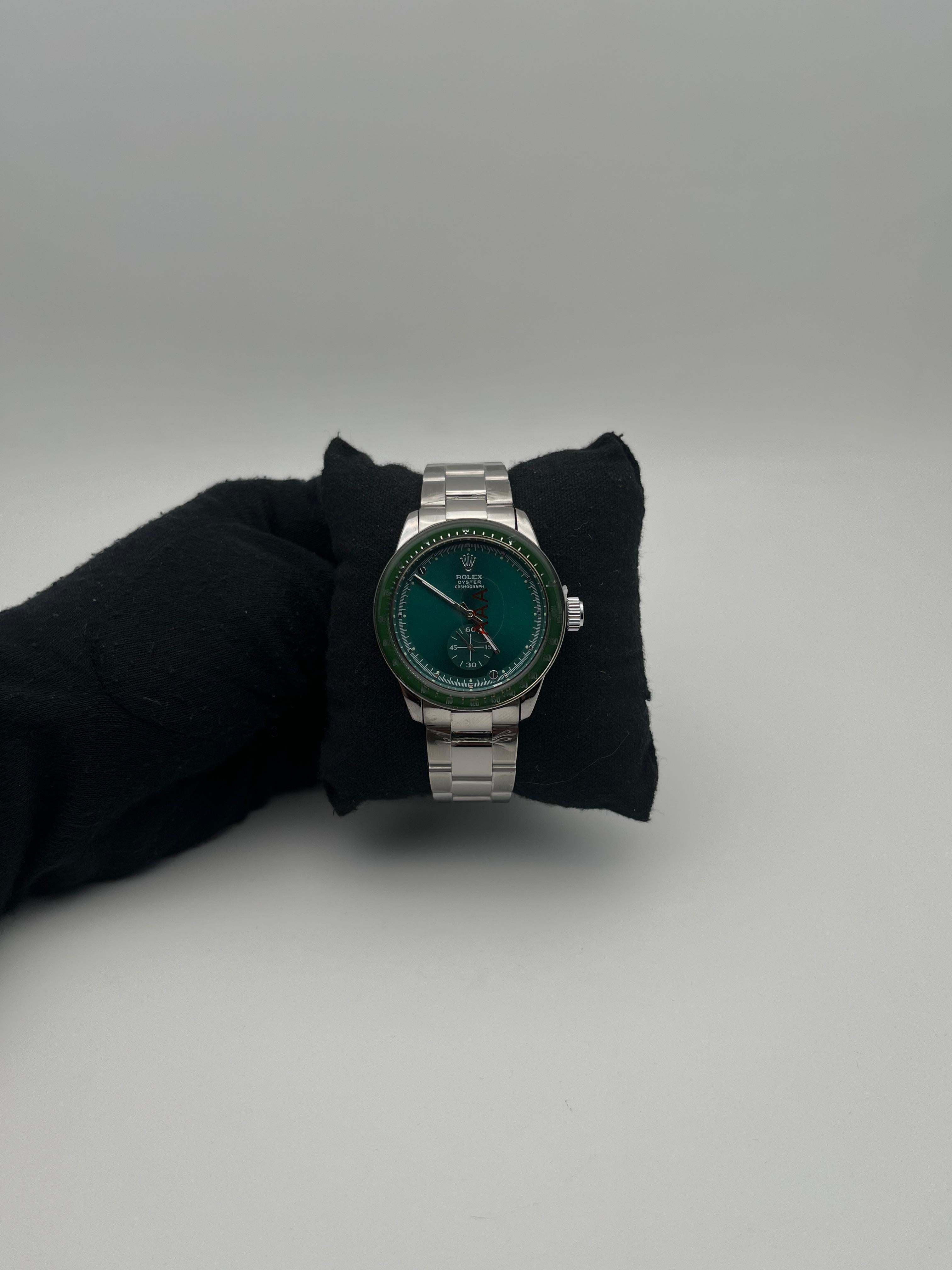 RX OYSTER DTS ACERO/PLATEADO CARA/VERDE/CRONO BISEL/VERDE