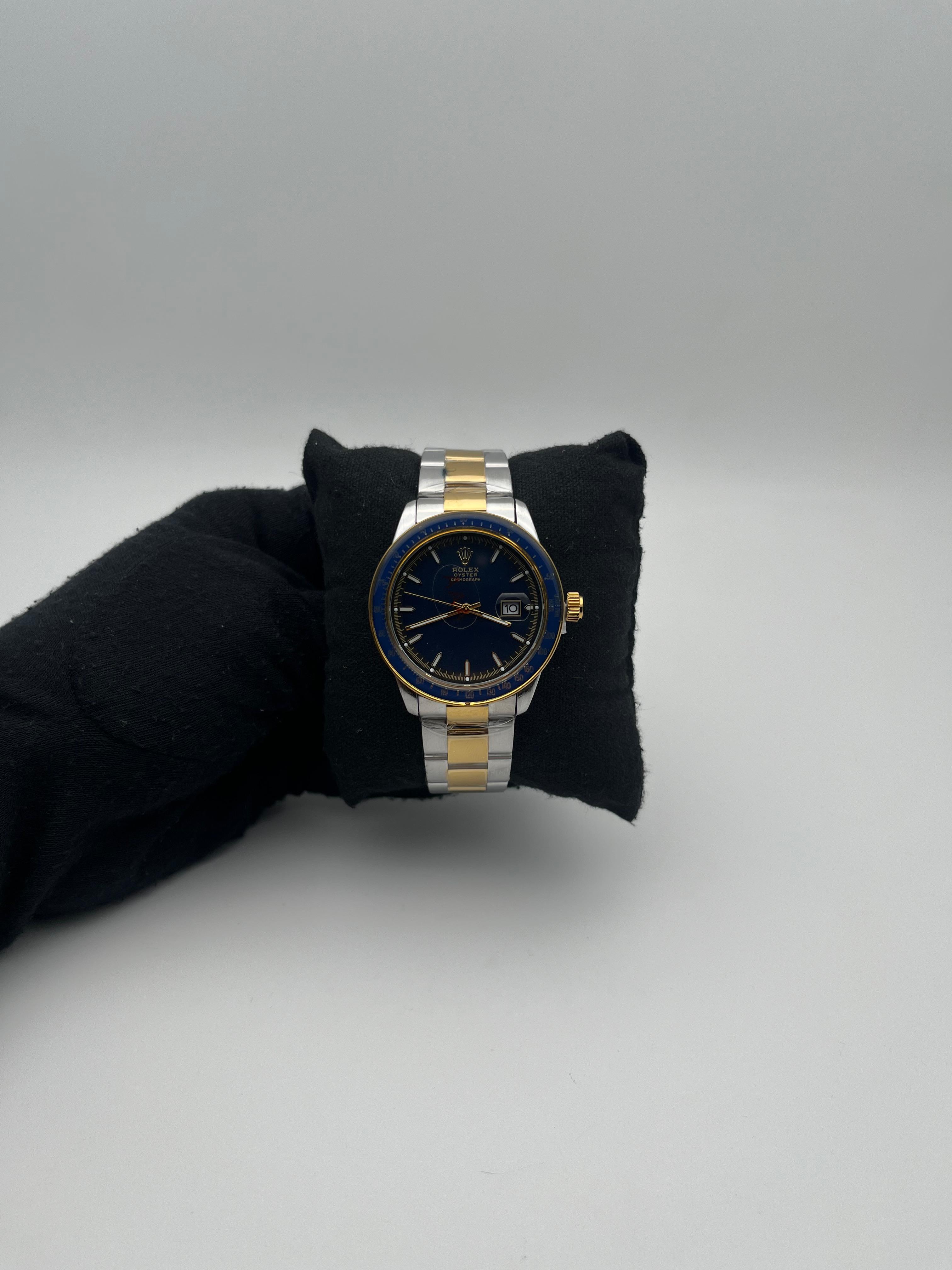 RX OYSTER DTS ACERO/BICOLOR CARA/AZUL OSCURA BISEL/AZUL/DORADO