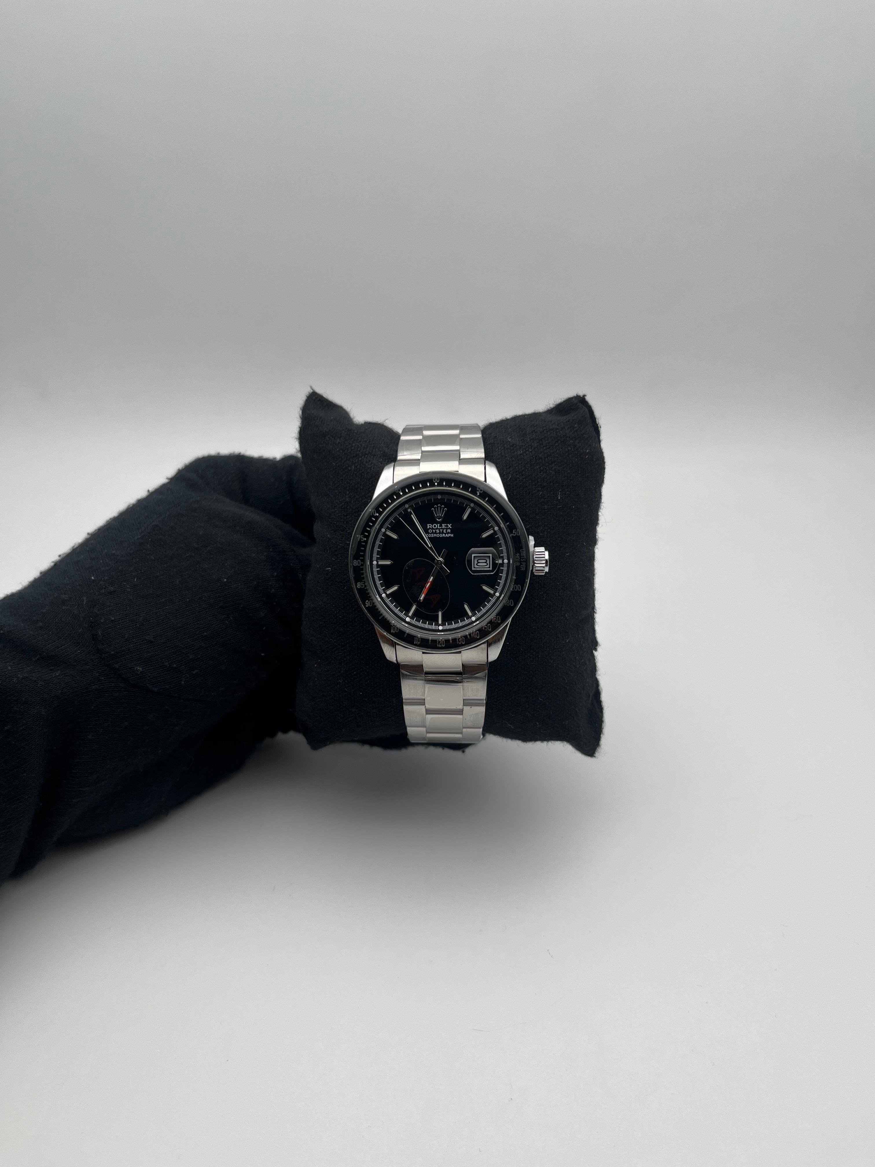 RX OYSTER DTS ACERO/PLATEADO CARA/NEGRA BISEL/NEGRO