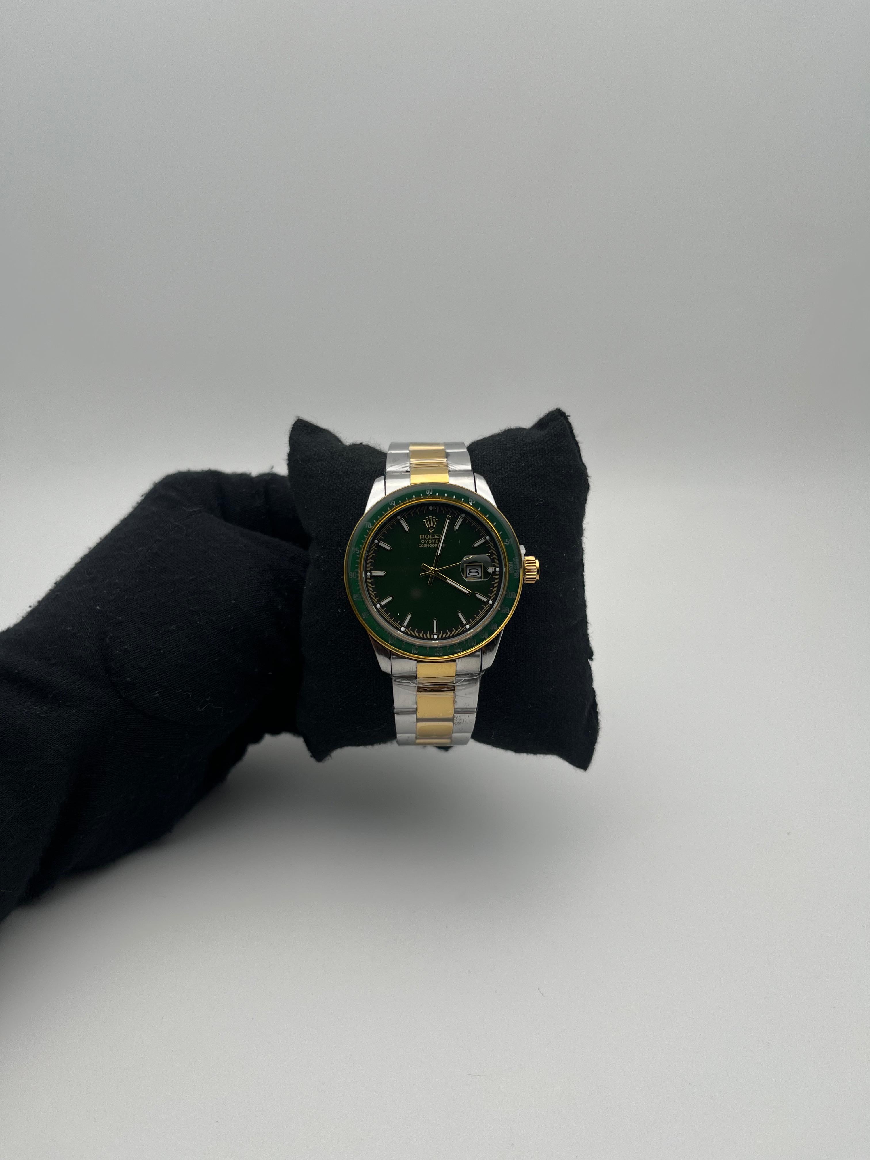 RX OYSTER DTS ACERO/BICOLOR CARA/VERDE OSCURA BISEL/VERDE