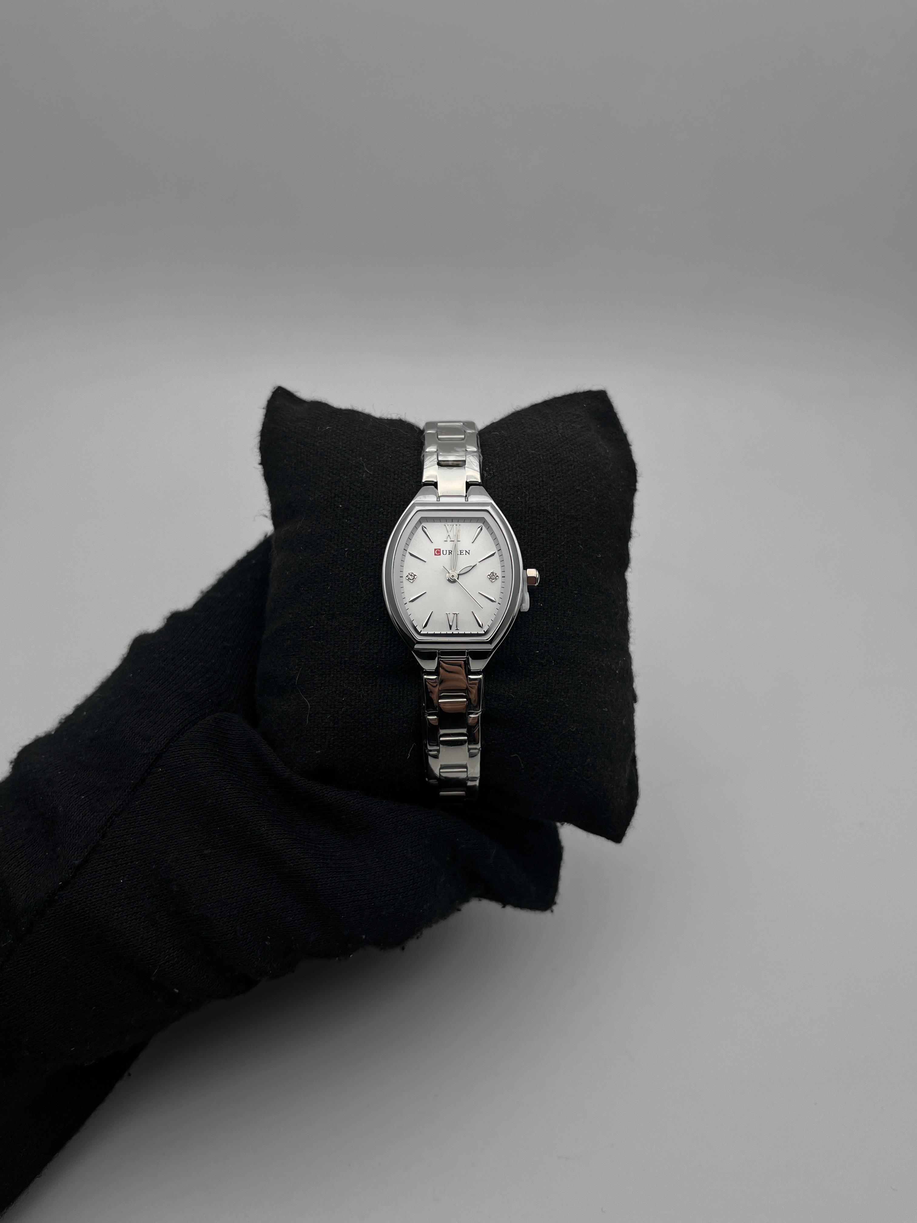 CRRN DAMA 9112 ACERO/PLATEADO CARA/PLATEADA BISEL PLATEADO