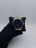 TECH. M 90054 GOMA/NEGRO/AZUL CARA/NEGRA/AZUL/CRONO BISEL/NEGRO CAJA/DORADA