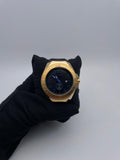 TECH. M 90054 GOMA/NEGRO/AZUL CARA/NEGRA/AZUL/CRONO BISEL/DORADO