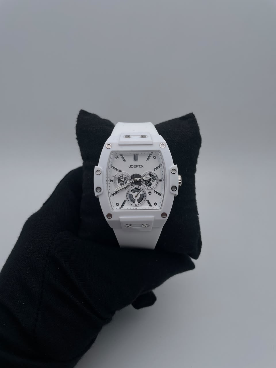JOEFOX ORIGINAL GOMA/BLANCO CARA/BLANCA/3 CRONOS BISEL/BLANCO