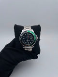 RX SEA ACERO/PLATEADO CARA/NEGRA BISEL/NEGRO/VERDE