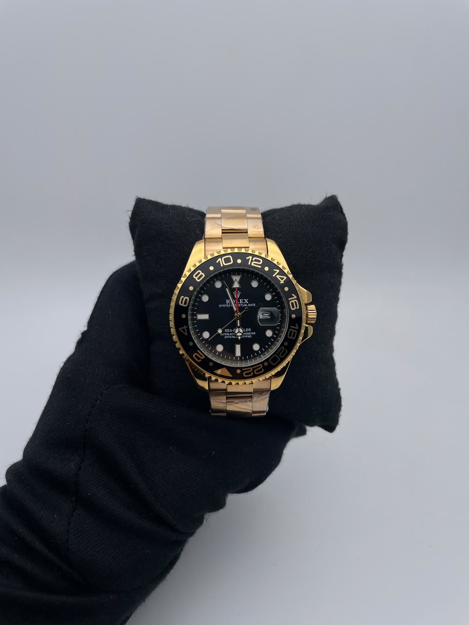 RX SEA ACERO/DORADO CARA/NEGRA BISEL/NEGRO
