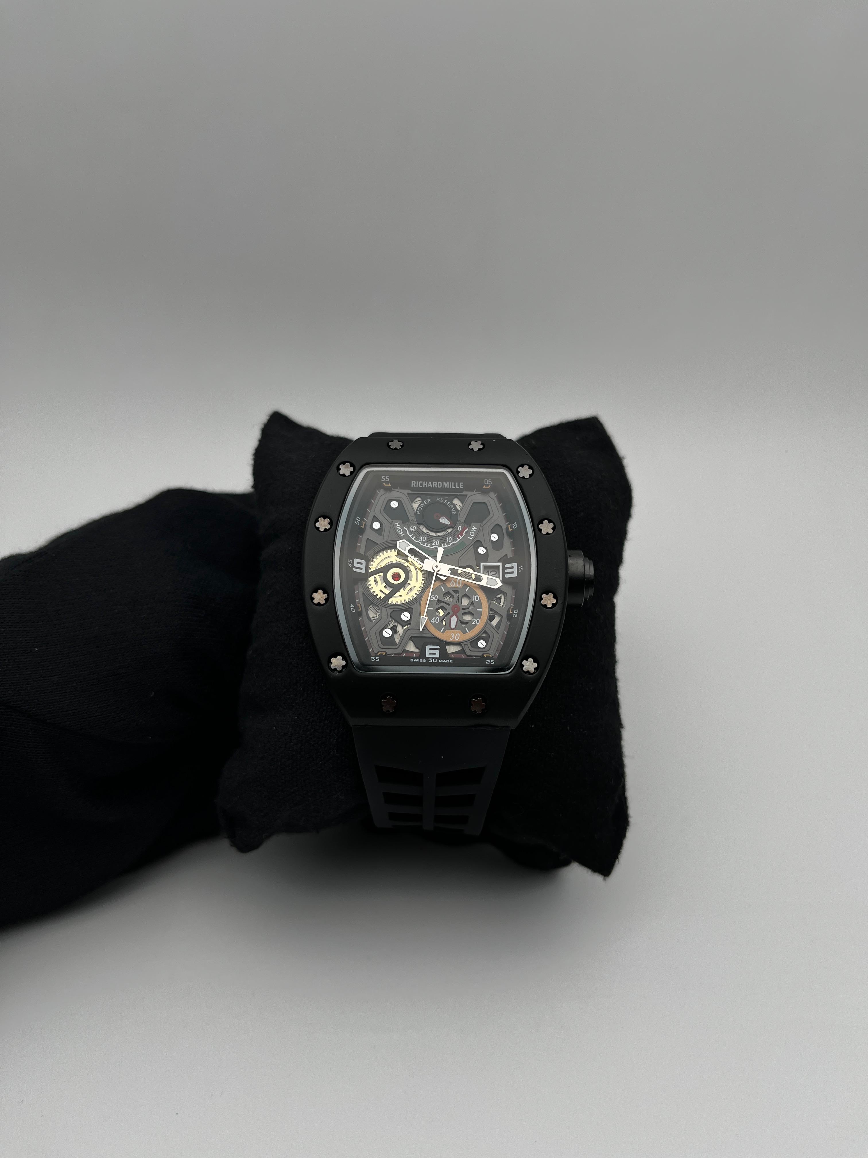 R MILLE PR GOMA/NEGRO CARA/NEGRA/2 CRONOS BISEL/NEGRO