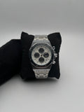 AP FUNCIONAL ACERO/PLATEADO CARA/BLANCA/4 CRONOS/NEGRA BISEL/OCTAGONAL/PLATEADO
