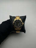 RX SUBMRN TALLA M ACERO/DORADO CARA/NEGRA BISEL/NEGRO