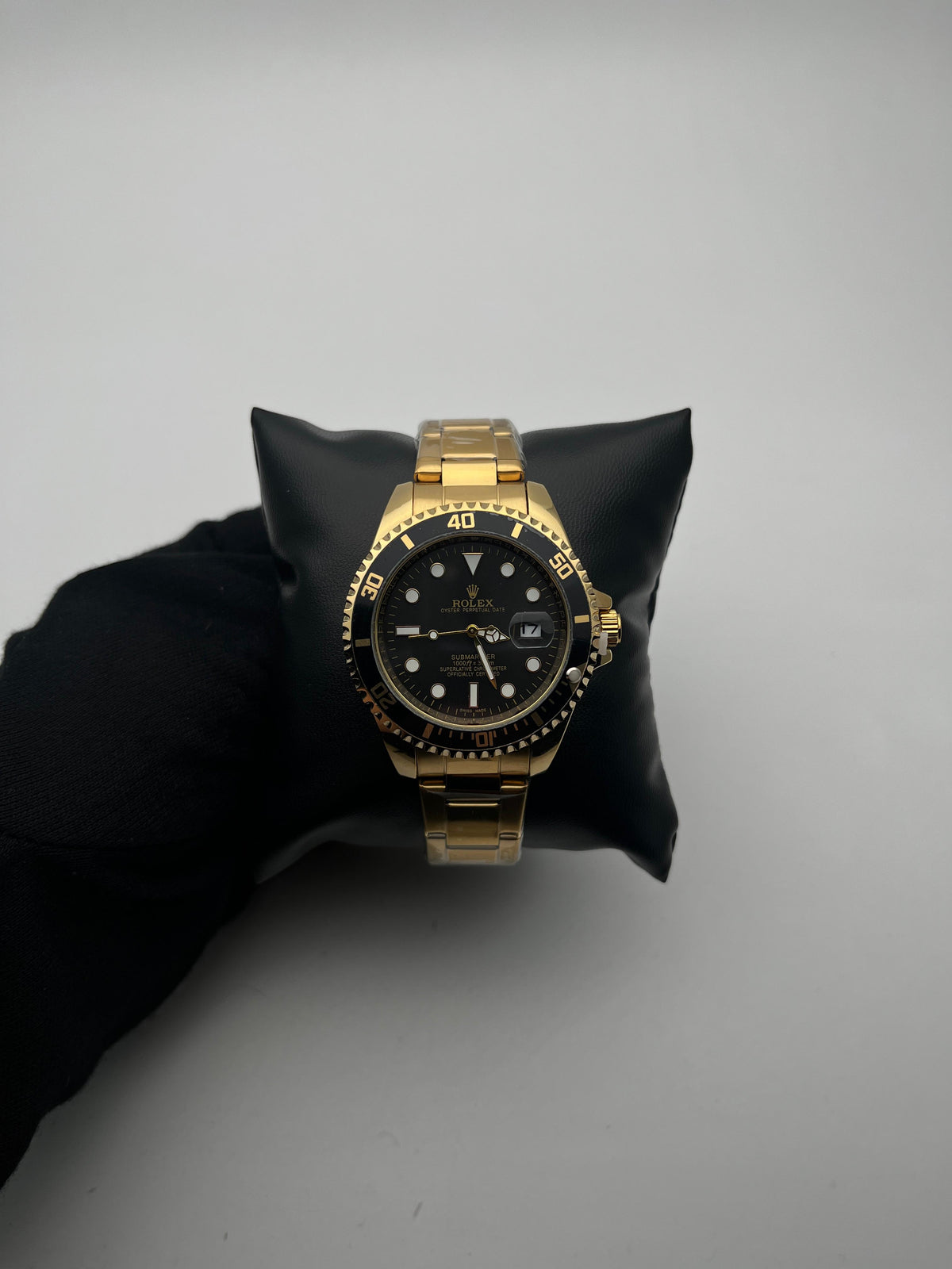 RX SUBMRN TALLA M ACERO/DORADO CARA/NEGRA BISEL/NEGRO