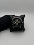 SAINT 17136 GOMA/NEGRO/ROJO CARA/NEGRA/PLATEADA/CRONO BISEL/NEGRO
