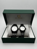 COMBO PAREJA G-FOX DT ORIGINAL ACERO/NEGRO CARA/PLATEADA BISEL/NEGRO