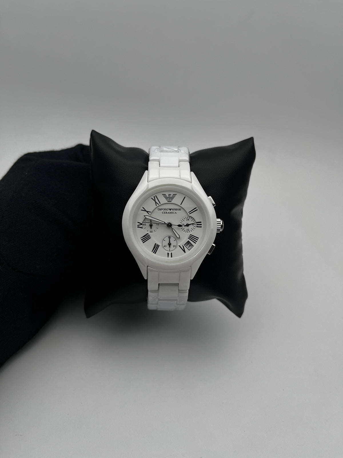 ARMANI DAMA AR1410 1.1 CERAMICA/BLANCO CARA/BLANCA/3 CRONOS BISEL/BLANCO