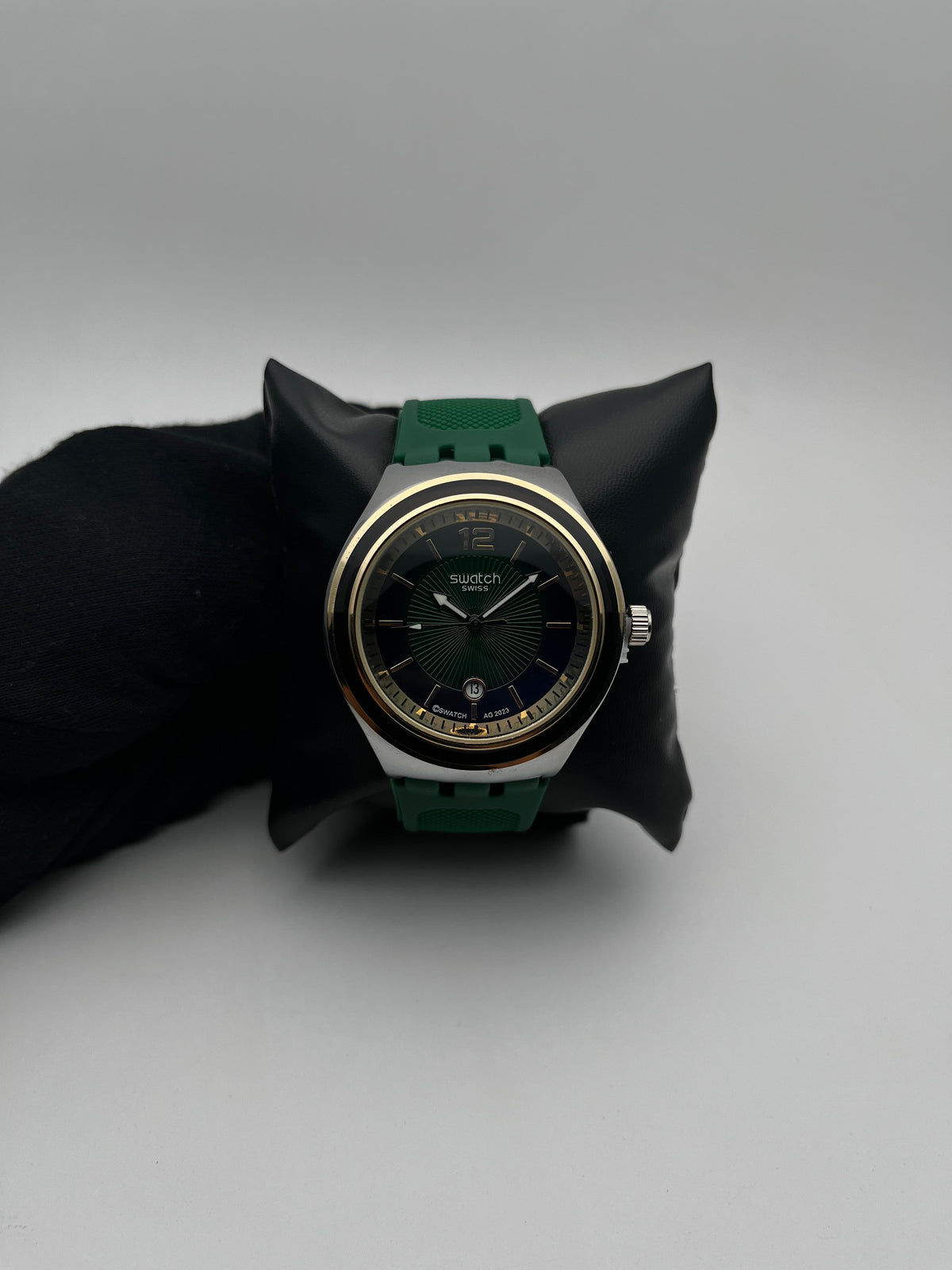 SWTCH DTS GOMA/VERDE CARA/VERDE BISEL/DORADO/NEGRO CAJA/PLATEADA