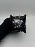 R. MILLE LEMANS GOMA/MILITAR CARA/PLATEADA/# BISEL/NEGRO