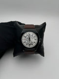 SNILLE ORIGINAL 1349 CUERO/CAFE CARA/PLATEADA/CRONO BISEL/NEGRO