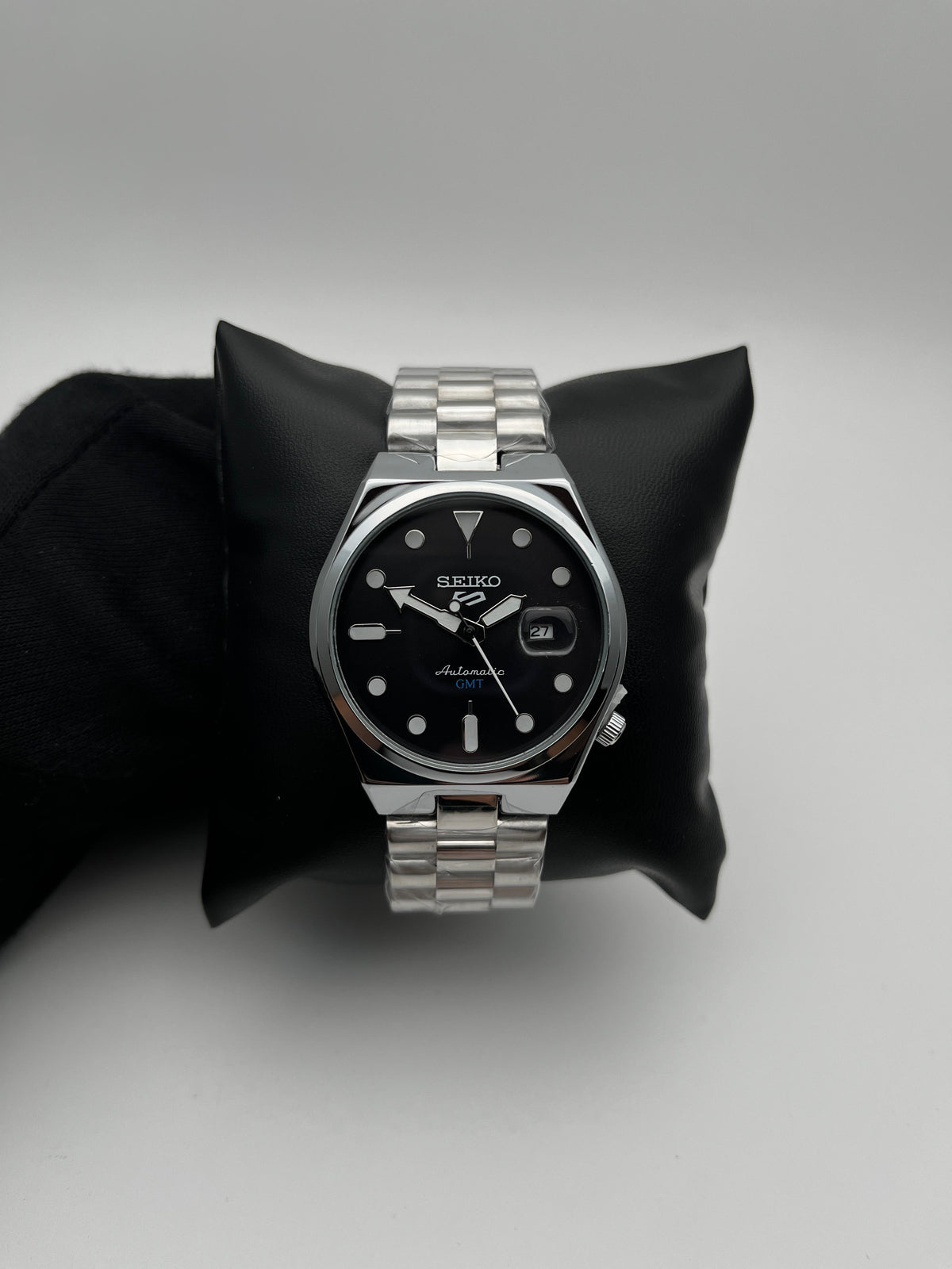 SKO GMT ACERO/PLATEADO CARA/NEGRA BISEL/PLATEADO