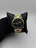 SKO GMT ACERO/BICOLOR CARA/NEGRA BISEL/DORADO