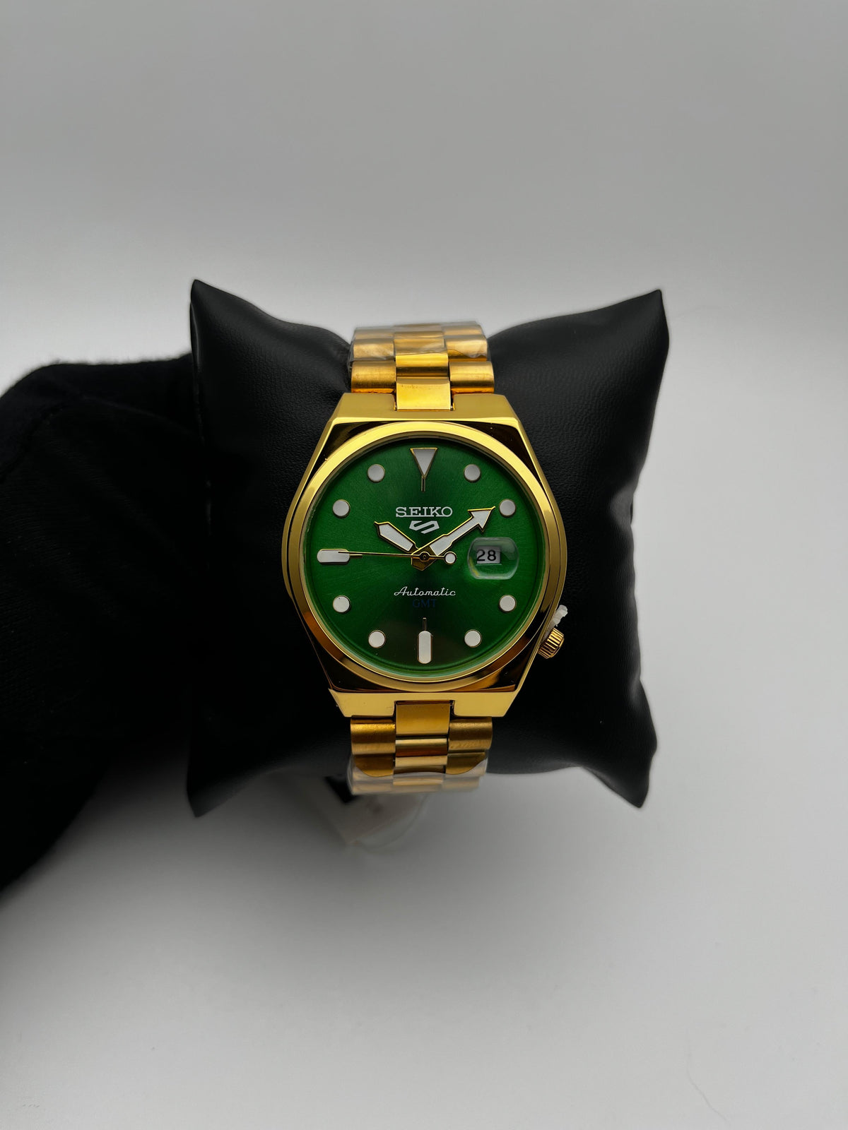 SKO GMT ACERO/DORADO CARA/VERDE BISEL/DORADO