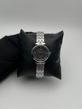 Q&Q QZ67J311Y DAMA ACERO/PLATEADO CARA/NEGRA/CIRCONES BISEL/PLATEADO