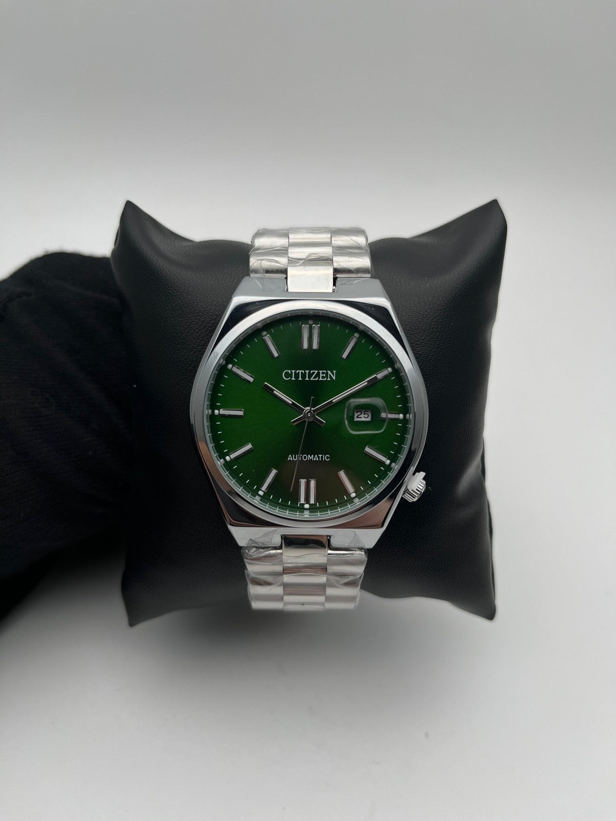 CTZN DTS ACERO/PLATEADO CARA/VERDE BISEL/PLATEADO/LISO